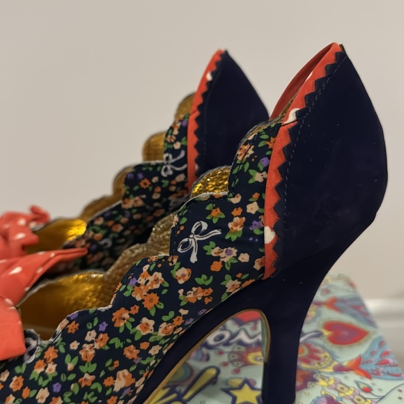 Irregular Choice Beach Trip Navy Floral size EU 36.5 - Picture 4 of 5